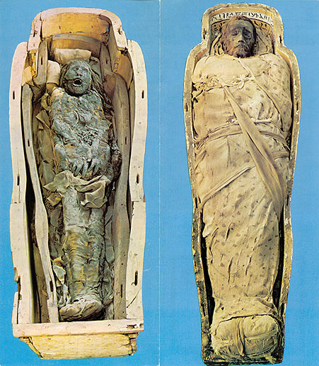 2 altgyptische Mumien aus dem NIagara Falls Museum